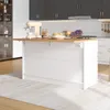 Wyspa kuchenna Flieks z rozkładanym blatem, szufladami i Podgląd zdjęcia produktu 3