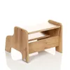 Kids Helper Tritthocker Eiche Kindertreppe Bad 2 Stufen Produktbild-Vorschau 4