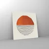 Bilder auf glas - Einteilig - Modern Sonne Meer - 40x40cm - Produktbild-Vorschau 4