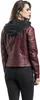 Black Premium by EMP Damen rote Kunstlederjacke mit Kapuze Produktbild-Vorschau 6