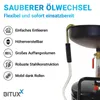 Bituxx Mobiler 80L Ölauffangwagen Ölablassgerät Produktbild-Vorschau 2