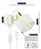 A diagram showing the dimensions and specifications of a wall lamp. Produktbild-Vorschau