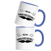 Bester Bonus-Papa Tasse Blau Spruch Vatertag Geschenkidee Produktbild-Vorschau 2