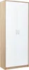 LUCETTE Regalschrank – Breite 74 cm, Eiche Sonoma / weiß Produktbild-Vorschau 5