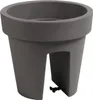 A gray balcony planter pot. Náhled obrázku produktu