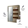 Kleiderschrank TETIS Schlafzimmer Schrank Garderobe Produktbild-Vorschau 3