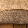 Volero - Jute Gartenteppich Rund - Mavi Stripes Creme Braun Produktbild-Vorschau 5