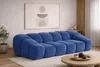 Kaiser Möbel Sofa 3-Sitzer modular, Veloursstoff Bluvel, Produktbild-Vorschau 1