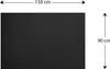 Metallische Magnettafel KREIDETAFEL SCHWARZ 150x90cm Produktbild-Vorschau 4