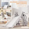 3-in-1 Rutsche für Kinder, Giraffenform, Basketballkorb, Produktbild-Vorschau 4