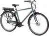 A studio shot of a gray electric bicycle against a white background. Produktbild-Vorschau
