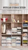 Best For Home 5er Set Kleiderschrank Organizer|Faltbare Produktbild-Vorschau 3