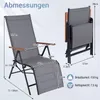COSTWAY 2er Set Sonnenliege klappbar, Liegestuhl mit Produktbild-Vorschau 7