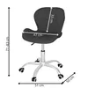 Springos® Sedia da ufficio Sedia da scrivania ergonomica Anteprima dell’immagine prodotto 6