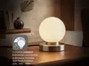 Kleine Tischlampe mit Glaskugel Weiß Ø12cm - LED per Touch Produktbild-Vorschau 3