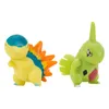 Two Pokémon figures, Larvitar and Cyndaquil, are shown against a white background. Náhled obrázku produktu