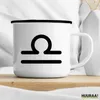 Huuraa Emaille Tasse Waage Sternzeichen Zeichen 300ml Produktbild-Vorschau 3