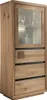 Highboard 65 cm breit in Eiche massiv geölt WINCHESTER-69 Produktbild-Vorschau 1