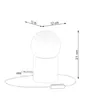 Tischlampe BOOMO 1xG9 8W Holz 21x12x12cm Sollux Lighting Produktbild-Vorschau 5
