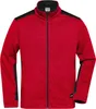 Pflegeleichte Strickfleece Jacke im Materialmix Produktbild-Vorschau 1
