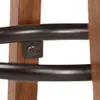 vidaXL Barhocker 2 Stk. Echtleder und Akazien-Massivholz -  Produktbild-Vorschau 14