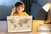 MuchoWow® Laptop Aufkleber Sticker Cover Weltkarte - Produktbild-Vorschau 3