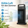 Kompakter Lüfter mit 3 Stufen, Oszillation & Tragegriff Produktbild-Vorschau 3