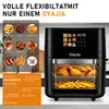 Heißluftfritteuse XXL 12L mit LED-Touchscreen, 9 Programme, Produktbild-Vorschau 2