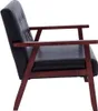 vidaXL 2-Sitzer-Sofa Schwarz Kunstleder Produktbild-Vorschau 4