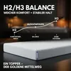 Arensberger Matratzen Topper LUXURY, 90x200cm, Gelschaum Produktbild-Vorschau 3