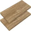 CASARIA® 2x Wandregal Holz Eiche Regal mit Halterung 15kg Produktbild-Vorschau 1