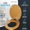 SANILO® WC sedátko s mechanismem soft-close glitter gold, Náhled obrázku produktu 2