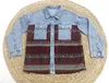 ASKSA Damen Jeansjacke Revers Langarm Vintage Button Down Produktbild-Vorschau 5