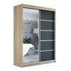 Schwebetürenschrank, 2-türig Schrank 160 cm mit Spiegel GAP Produktbild-Vorschau 2