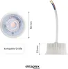 12er Set LED Modul 3000K warmweiß 230V - 5W 380 Lumen 110° Produktbild-Vorschau 4