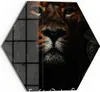 DEQOART Glasbild Echtglas 40x35 cm 'Königlicher Fokus' Produktbild-Vorschau 1
