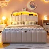 Flieks gestoffeerd bed 140x200 cm met lade, Productafbeelding-voorbeeld 3