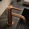 Rubinetto Del Lavabo Rea Foster Basso Rame Spazzolato Anteprima dell’immagine prodotto 5