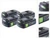 Festool Akku Set 4x BP 18 Li 3,0 C Akku 18 V 3,0 Ah / 3000 Produktbild-Vorschau 1