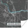 MuchoWow® Poster Stadtplan - Deutschland - Blau - Produktbild-Vorschau 1