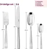 Sambonet S0037 Flat Besteck 24tlg.Vh., Edelstahl 18/10 Produktbild-Vorschau 8