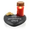 COM-FOUR® Hartvormige decoratie voor graven met een Productafbeelding-voorbeeld 2
