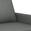 vidaXL 2-Sitzer-Sofa Dunkelgrau 140 cm Stoff Produktbild-Vorschau 6
