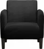 vidaXL Fauteuil avec accoudoirs noir 54 cm velours Voir les images du produit 3