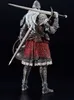 A full-body shot of an action figure of a knight from the game Elden Ring, shown from the back. Produktbild-Vorschau
