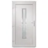 vidaXL Drzwi wejściowe białe 108x208 cm PVC Podgląd zdjęcia produktu 6