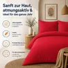 Komfortec Premium Bettwäsche 135x200 cm Bettbezug + 40x80 Produktbild-Vorschau 5