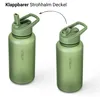 Trinkflasche 1L Sport Flasche Wasserflasche BPA frei grün Produktbild-Vorschau 3