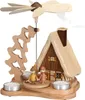Zeidler Weihnachtspyramide Teelichtpyramide mit Räucherhaus Produktbild-Vorschau 13