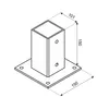 Pfostenschuh für 10 cm Balken Produktbild-Vorschau 4